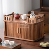 Walnut Wood Slab Cabinet-WD7824