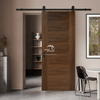 Walnut Wood Slab Door-WD7817