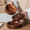 Walnut Wood Bowl-WD7866