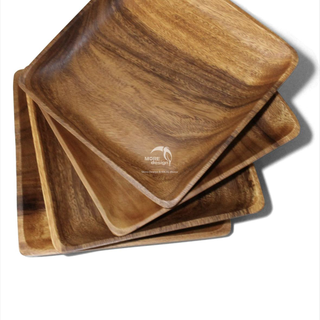 Walnut Wood Slab Tray-WD7873
