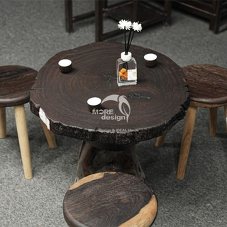 Ebony Wood Table-MD155
