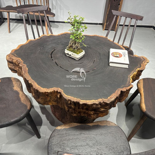 Ebony Wood Table-MD171