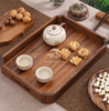 Walnut Wood Slab Cabinet-WD7827