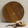 Walnut Wood Slab Tray-WD7875