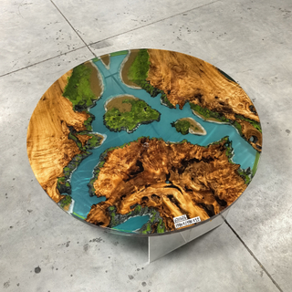 Epoxy Resin Coffee Table-WD40