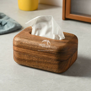 Wooden Tissue Box