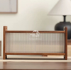 Walnut Wood Slab Cabinet-WD7823