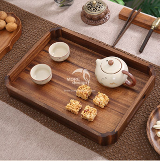 Walnut Wood Slab Tray-WD7827