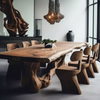 Walnut Wood Dining Table-MD136