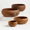 Walnut Wood Bowl-WD7869