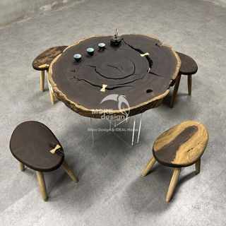 Ebony Wood Table-MD164