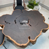 Ebony Wood Table-MD144