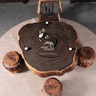 Ebony Wood Table-MD141