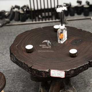 Ebony Wood Table-MD156