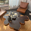 Ebony Wood Table-MD176