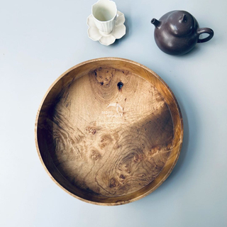 Walnut Wood Slab Tray-WD7857