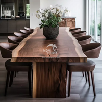 Walnut Wood Dining Table-MD136
