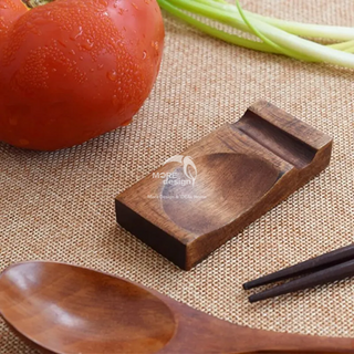 Wooden Chopstick Spoon Rest