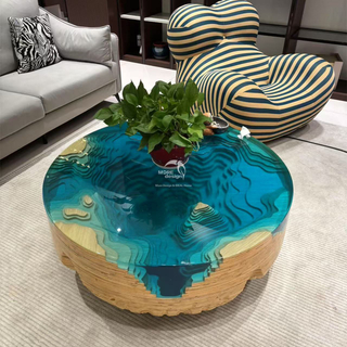 Epoxy Resin Coffee Table-WD39