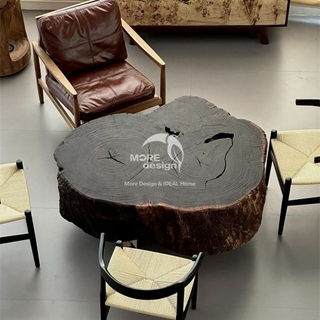 Ebony Wood Table-MD151