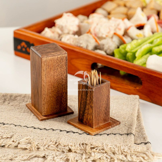 Wooden Toothpick Box