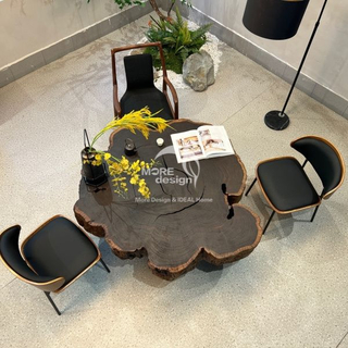 Ebony Wood Table-MD144