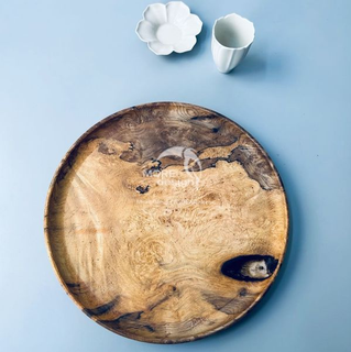 Walnut Wood Slab Tray-WD7848
