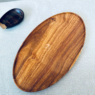Walnut Wood Slab Tray-WD7851