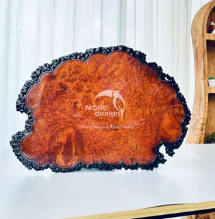 Walnut Wood Slab Tea Tray-WD7846