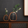 Walnut Wood Slab Cabinet-WD7832