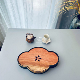 Walnut Wood Slab Tray-WD7853