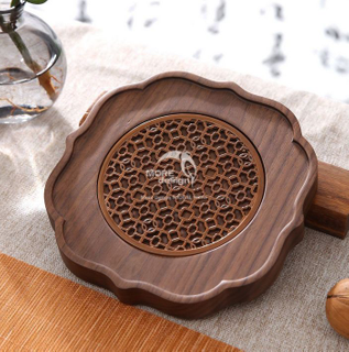 Walnut Wood Slab Tray-WD7831