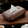 Walnut Wood Tissue Box-WD7864