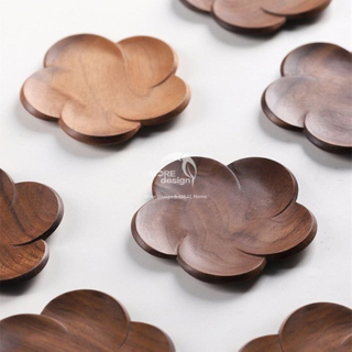 Walnut Wood Coaster-WD7879