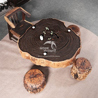 Ebony Wood Table-MD142