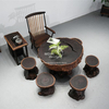 Ebony Wood Table-MD184