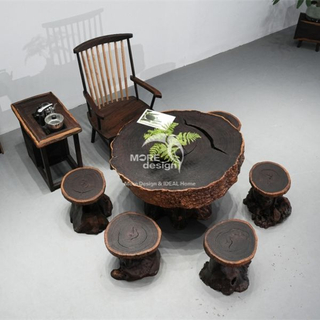 Ebony Wood Table-MD184