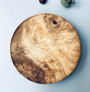 Walnut Wood Slab Tea Tray-WD7847